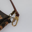 LOUIS VUITTON Monogram Graffiti Pochette Accessoires Orange M92193 Auth 115496-8