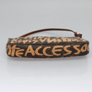 LOUIS VUITTON Monogram Graffiti Pochette Accessoires Orange M92193 Auth 115496-5