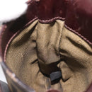 FENDI Zucca Canvas Shoulder Bag Brown Black Auth 115538-21