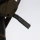 FENDI Zucca Canvas Shoulder Bag Brown Black Auth 115538-12