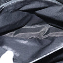 BALLY Hand Bag Leather Black Gold Auth 115539-20