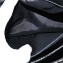 BALLY Hand Bag Leather Black Gold Auth 115539-23