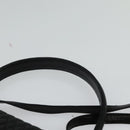 BALLY Hand Bag Leather Black Gold Auth 115539-14