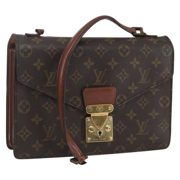 LOUIS VUITTON Monogram Concorde Hand Bag M51190 LV Auth 115550