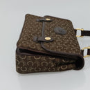 CELINE C Sulky Hand Bag Brown Gold Auth 115556-5