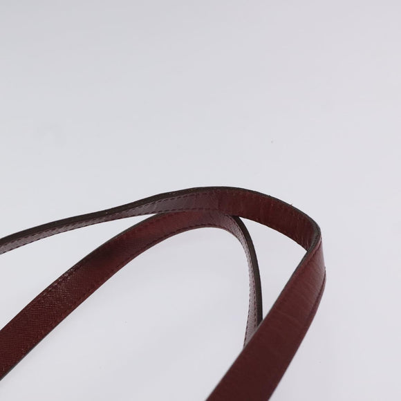 BURBERRY Nova Check Tote Bag Canvas Leather Beige Red gold Auth 115569