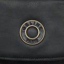 CELINE Shoulder Bag Leather Black Auth 115579-17