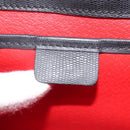 CELINE Shoulder Bag Leather Black Auth 115579-19