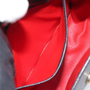 CELINE Shoulder Bag Leather Black Auth 115579-22