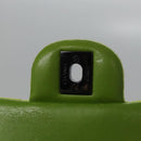 CHANEL Mini Matelasse 20 Single Flap Chain Bag Velor Green CC Auth 115601A-18