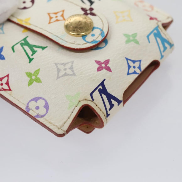 LOUIS VUITTON Monogram Multicolor iPod Nano Case White M60014 LV Auth 115606V