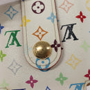 LOUIS VUITTON Monogram Multicolor iPod Nano Case White M60014 LV Auth 115606V-17