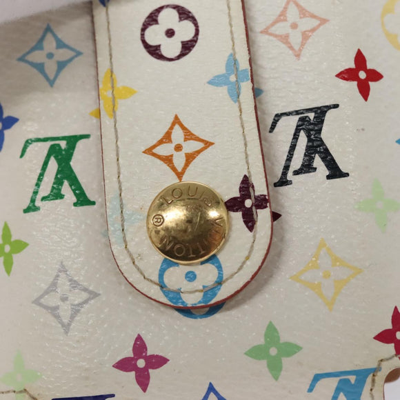 LOUIS VUITTON Monogram Multicolor iPod Nano Case White M60014 LV Auth 115606V