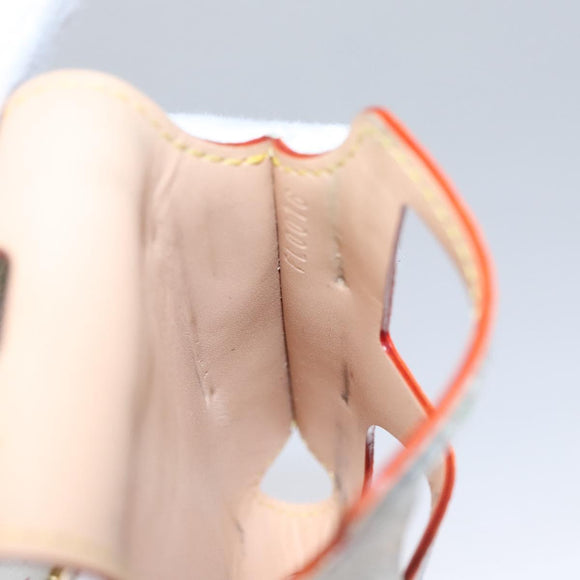 LOUIS VUITTON Monogram Multicolor iPod Nano Case White M60014 LV Auth 115606V