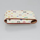 LOUIS VUITTON Monogram Multicolor iPod Nano Case White M60014 LV Auth 115606V-3