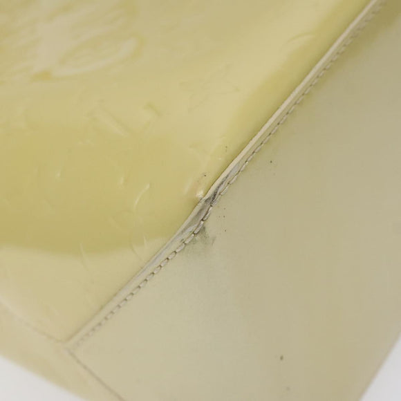 LOUIS VUITTON Monogram Vernis Wilshire MM Hand Bag Broncorail M91441 Auth 115613