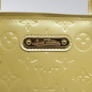 LOUIS VUITTON Monogram Vernis Wilshire MM Hand Bag Broncorail M91441 Auth 115613-17