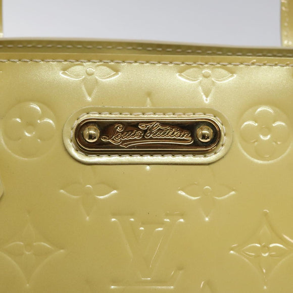 LOUIS VUITTON Monogram Vernis Wilshire MM Hand Bag Broncorail M91441 Auth 115613