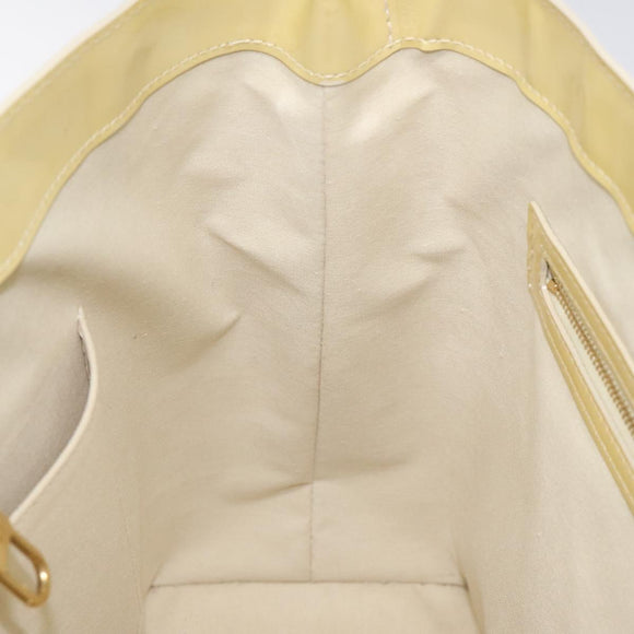 LOUIS VUITTON Monogram Vernis Wilshire MM Hand Bag Broncorail M91441 Auth 115613