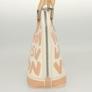 LOUIS VUITTON Monogram Graffiti Alma MM Hand Bag White M92180 LV Auth 115620-4