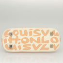 LOUIS VUITTON Monogram Graffiti Alma MM Hand Bag White M92180 LV Auth 115620-9