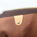 LOUIS VUITTON Monogram Graffiti Keepall 50 Boston Bag Khaki M92196 Auth 115621SAM-11