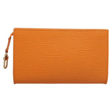 LOUIS VUITTON Epi Pouch Orange Mandarin LV Auth 115631 - 0
