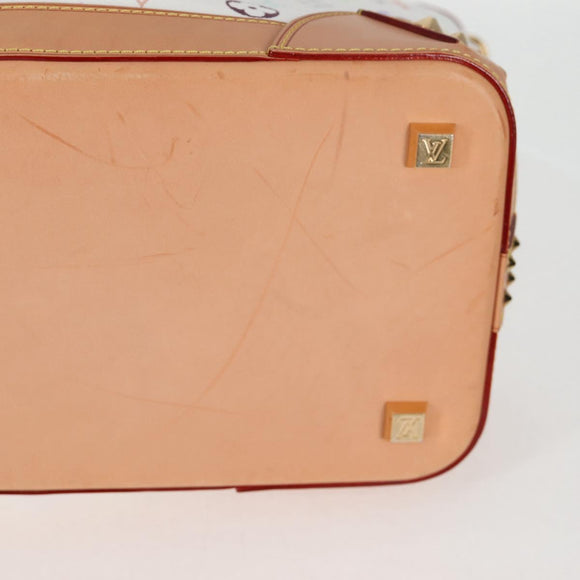LOUIS VUITTON Multicolor Shirley GM Hand Bag 2way White M93214 LV Auth 115639SAM