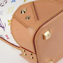 LOUIS VUITTON Multicolor Shirley GM Hand Bag 2way White M93214 LV Auth 115639SAM-17