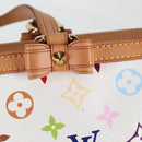 LOUIS VUITTON Multicolor Shirley GM Hand Bag 2way White M93214 LV Auth 115639SAM-19