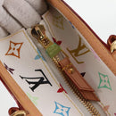 LOUIS VUITTON Multicolor Shirley GM Hand Bag 2way White M93214 LV Auth 115639AM-20