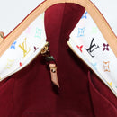 LOUIS VUITTON Multicolor Shirley GM Hand Bag 2way White M93214 LV Auth 115639SAM-23