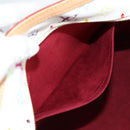 LOUIS VUITTON Multicolor Shirley GM Hand Bag 2way White M93214 LV Auth 115639SAM-24