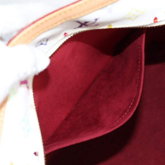 LOUIS VUITTON Multicolor Shirley GM Hand Bag 2way White M93214 LV Auth 115639SAM