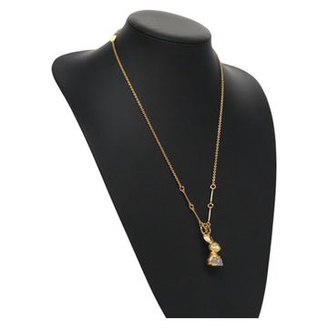 LOUIS VUITTON Collier LV Necklace metal Gold M00928 LV Auth 115662