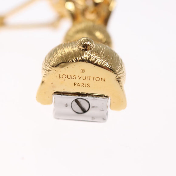 LOUIS VUITTON Collier LV Necklace metal Gold M00928 LV Auth 115662