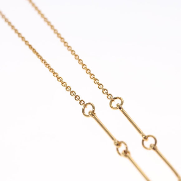 LOUIS VUITTON Collier LV Necklace metal Gold M00928 LV Auth 115662