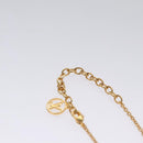 LOUIS VUITTON Collier LV Necklace metal Gold M00928 LV Auth 115662-13