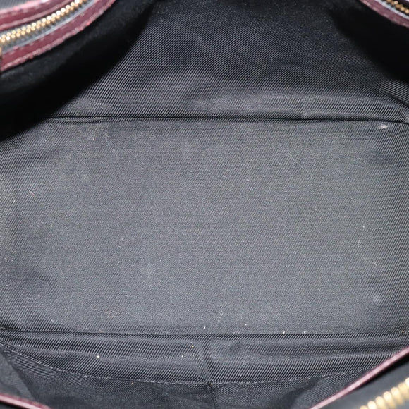 BURBERRY Nova Check Hand Bag Canvas 2way Beige Auth 115677