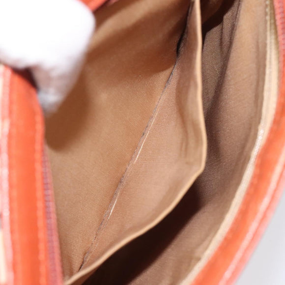 BURBERRY Nova Check Shoulder Bag Canvas Beige Auth 115678