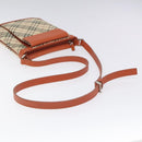 BURBERRY Nova Check Shoulder Bag Canvas Beige Auth 115678-7