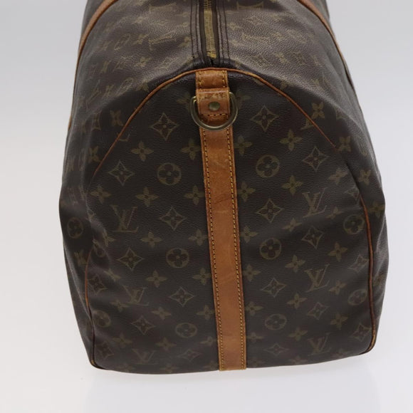 LOUIS VUITTON Monogram Keepall Bandouliere 60 Boston Bag M41412 LV Auth 115682