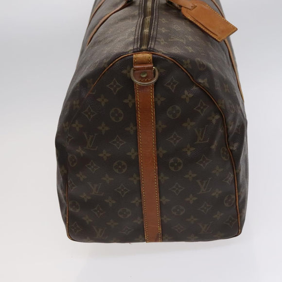LOUIS VUITTON Monogram Keepall Bandouliere 60 Boston Bag M41412 LV Auth 115682