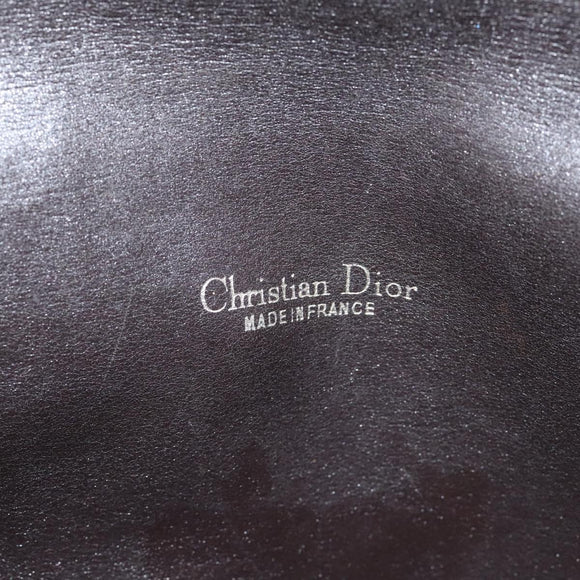 Christian Dior Trotter Canvas Shoulder Bag Brown Auth 115708