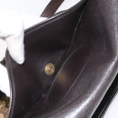 Christian Dior Trotter Canvas Shoulder Bag Brown Auth 115708-21