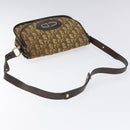 Christian Dior Trotter Canvas Shoulder Bag Brown Auth 115708-7