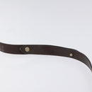 Christian Dior Trotter Canvas Shoulder Bag Brown Auth 115708-8