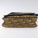Christian Dior Trotter Canvas Shoulder Bag Brown Auth 115708-5