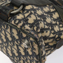 Christian Dior Trotter Canvas Hand Bag Navy Auth 115712-14