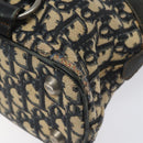 Christian Dior Trotter Canvas Hand Bag Navy Auth 115712-9